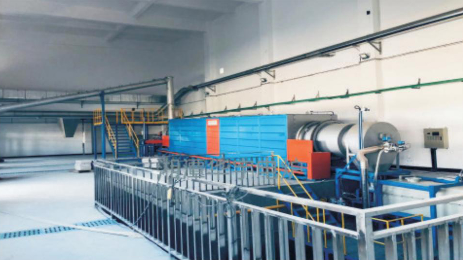 燃氣烘干一煅燒回轉爐